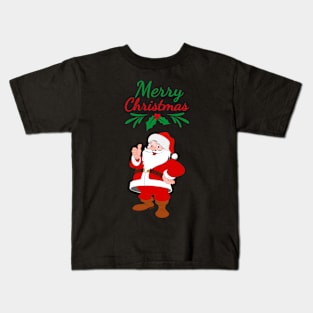 Merry Christmas Santa Kids T-Shirt